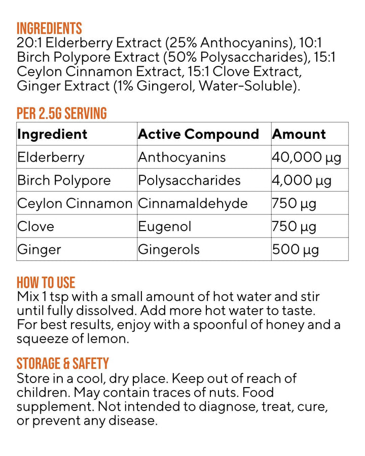 Fireside Brew Co. Potion | Botanical Blend for Cold & Flu Relief