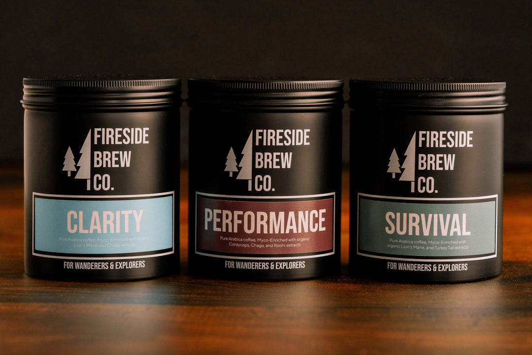 Fireside Brew Co. Mushroom Coffee Set Original / 3x 250g Tins