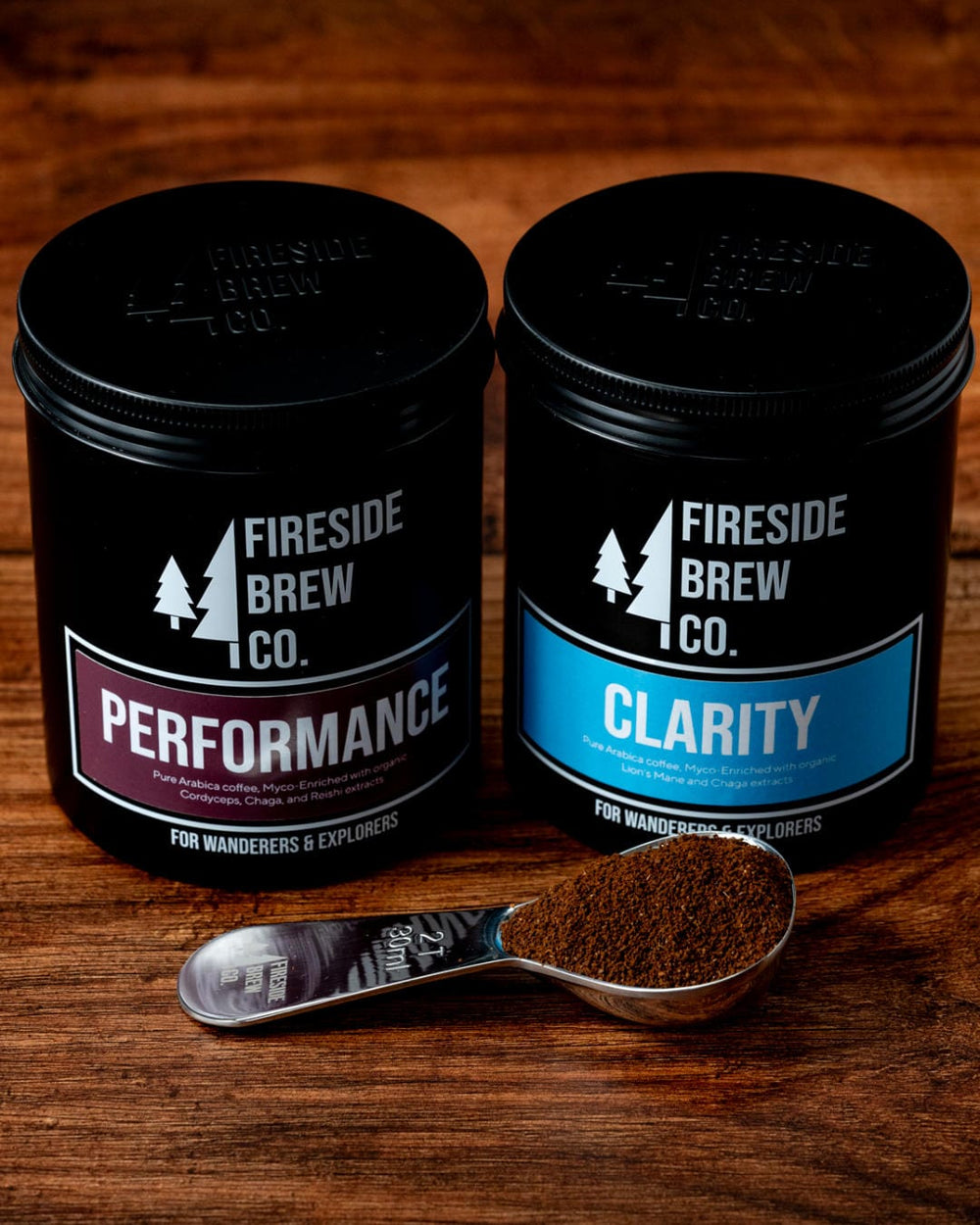 Fireside Brew Co. Mushroom Coffee Starter Pack Clarity + Performance / Original