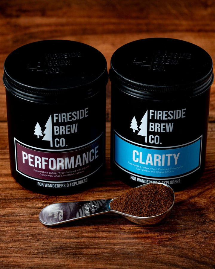 Fireside Brew Co. Mushroom Coffee Starter Pack Clarity + Performance / Original