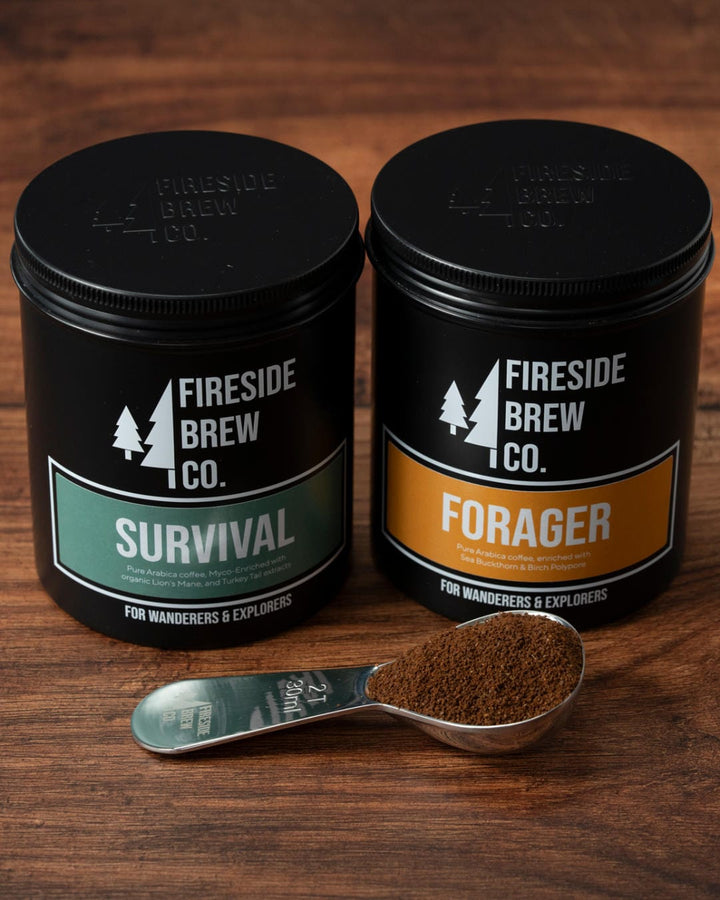 Fireside Brew Co. Mushroom Coffee Starter Pack Forager + Survival / Original
