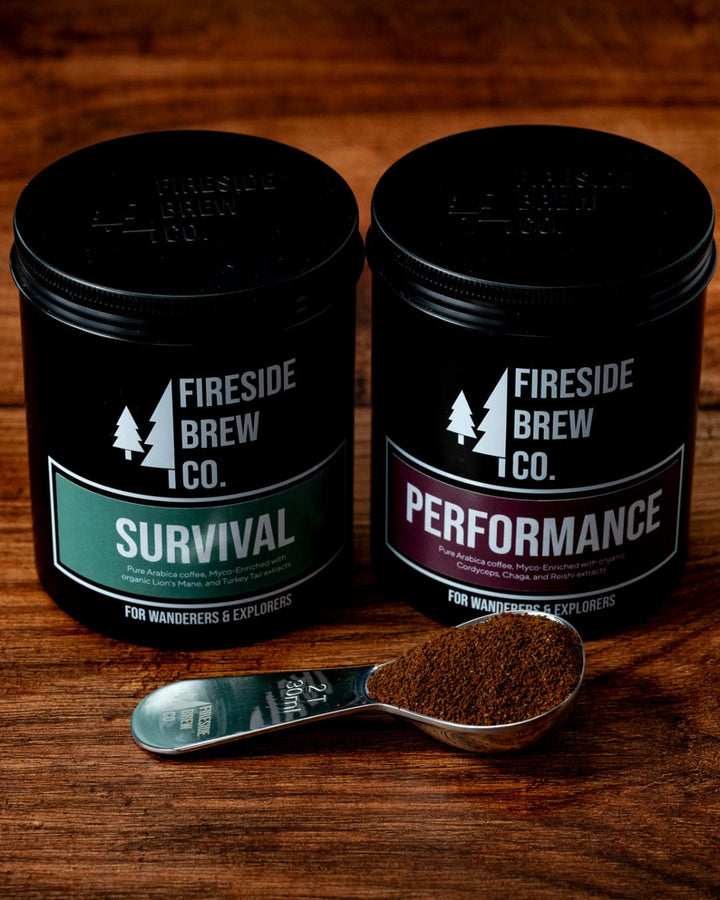 Fireside Brew Co. Mushroom Coffee Starter Pack Survival + Performance / Original